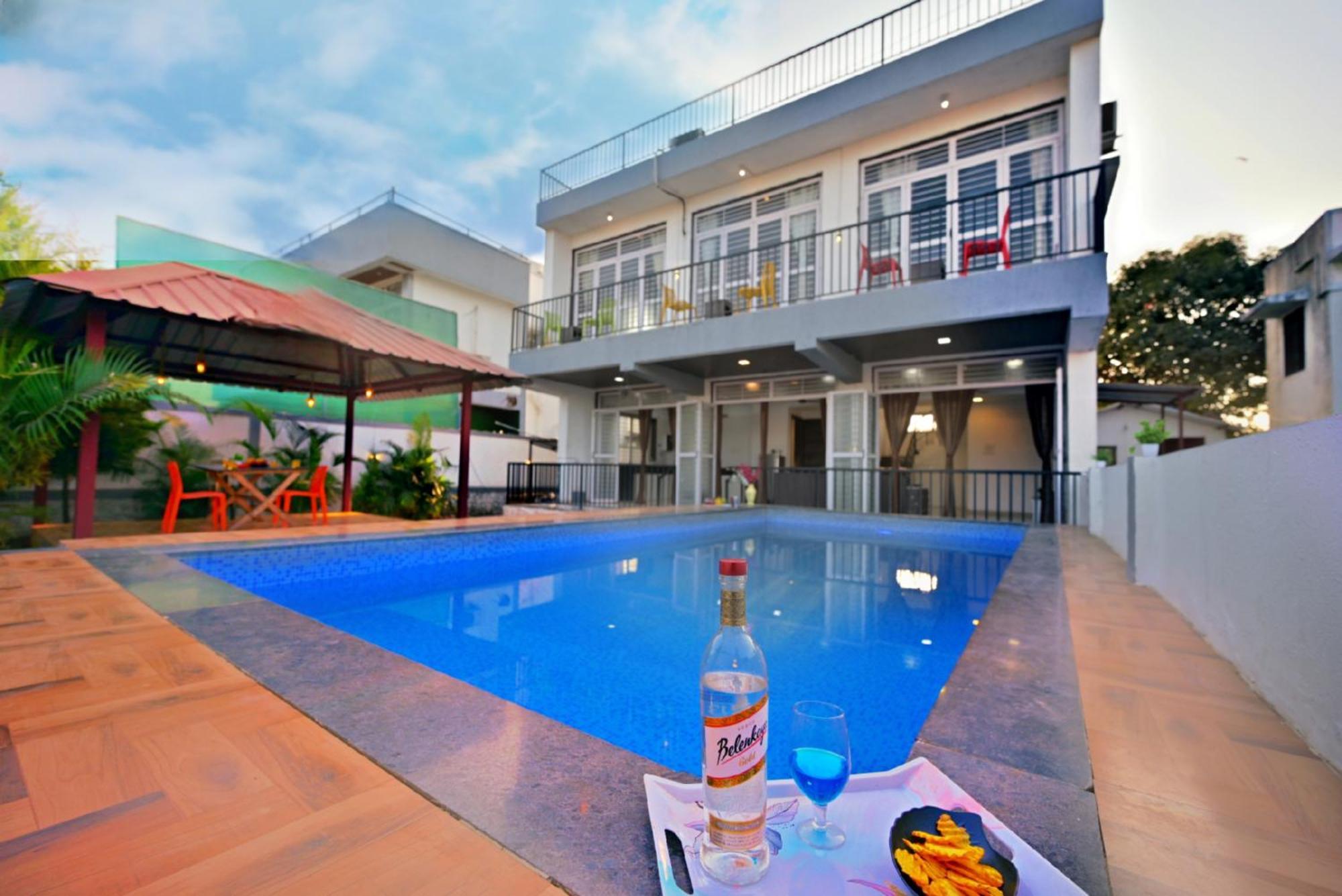 Ll Empyrean Stay Ll Mystical Stone Ll 4Bhk Ll Ac Ll Pvt Pool Ll Lonavala Exterior photo